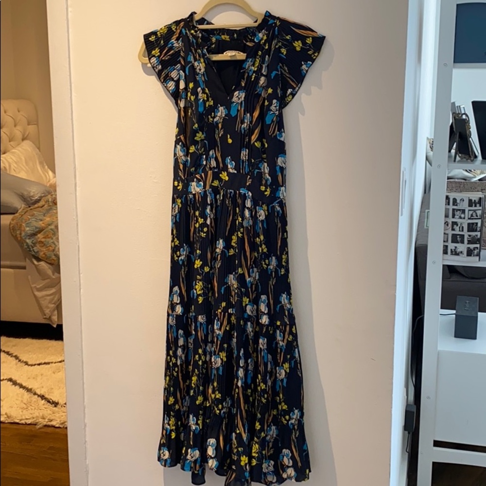Whistles Floral Print Midi Dress